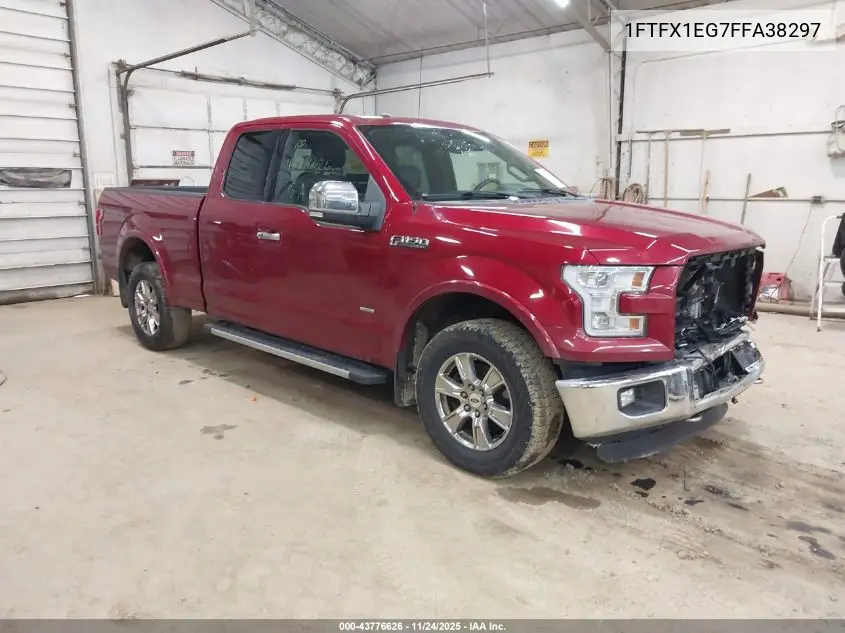 1FTFX1EG7FFA38297 2015 Ford F-150 Lariat