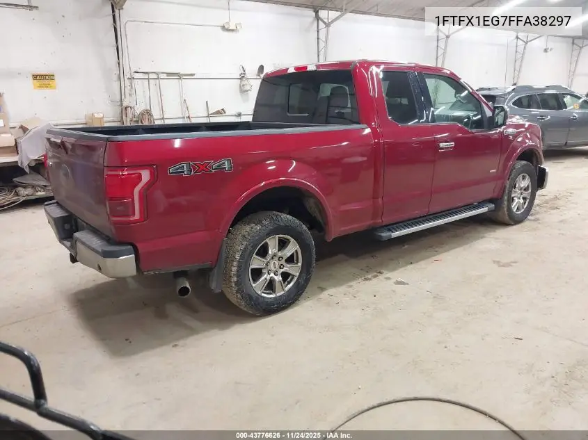 1FTFX1EG7FFA38297 2015 Ford F-150 Lariat