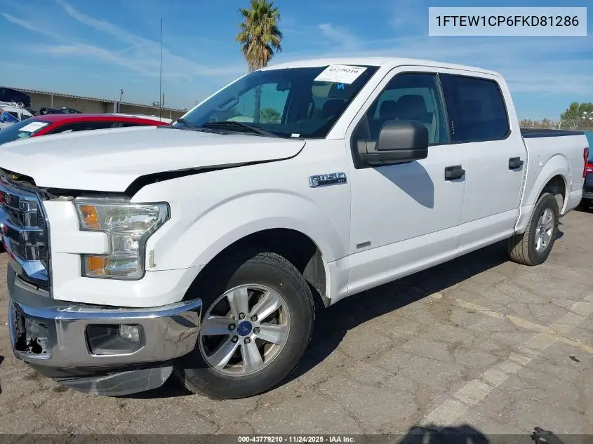 1FTEW1CP6FKD81286 2015 Ford F-150 Xlt