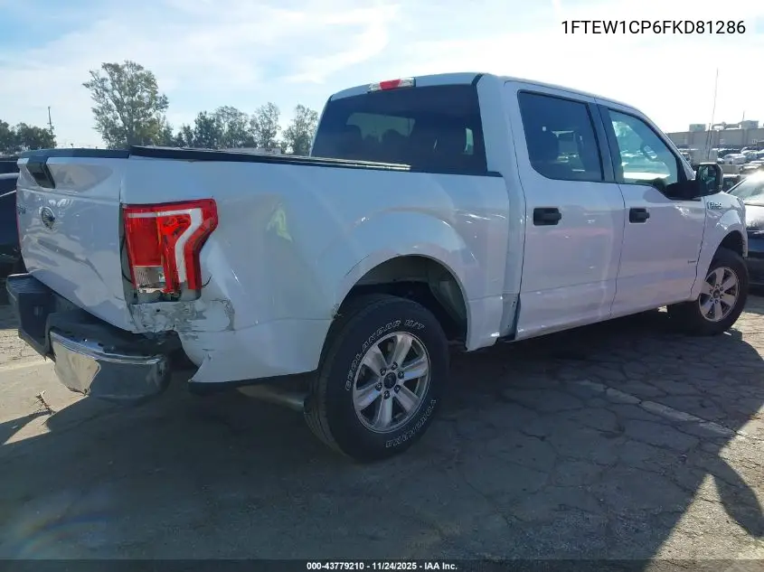 1FTEW1CP6FKD81286 2015 Ford F-150 Xlt