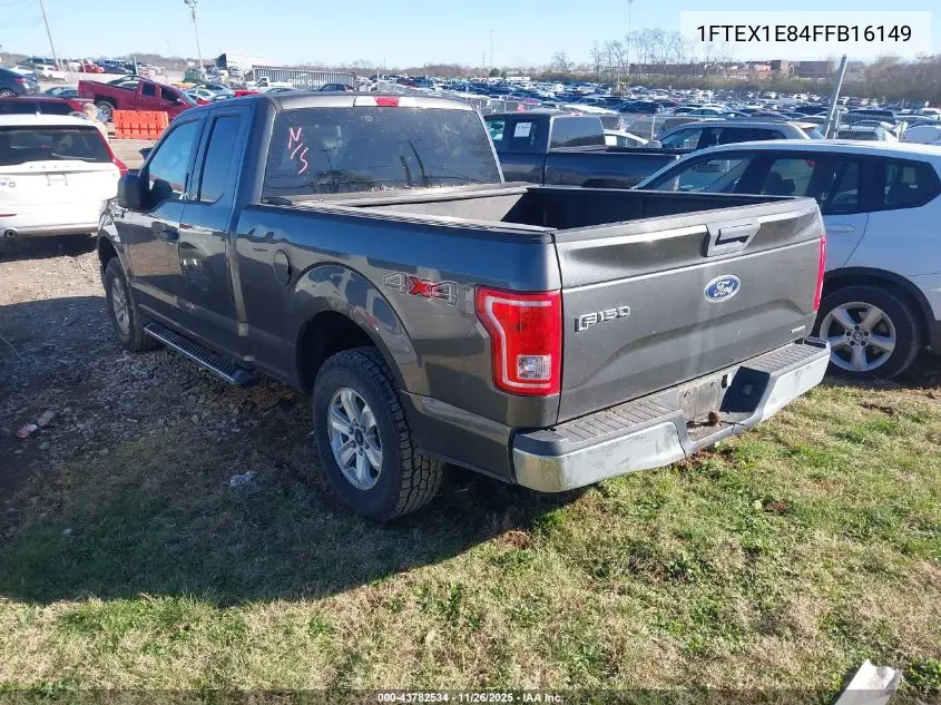 1FTEX1E84FFB16149 2015 Ford F-150 Xlt
