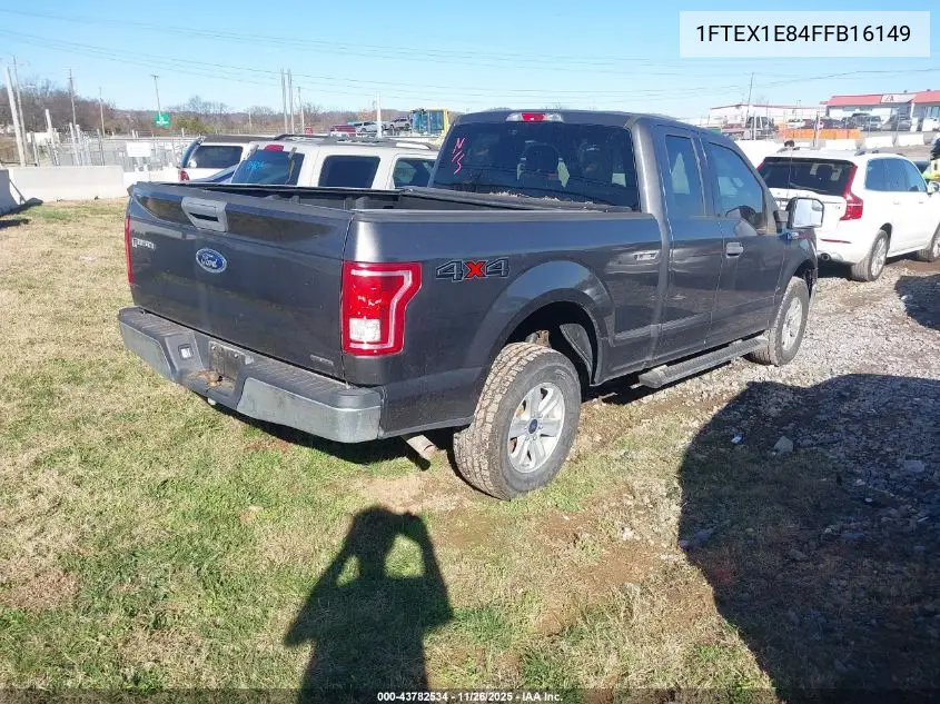 1FTEX1E84FFB16149 2015 Ford F-150 Xlt