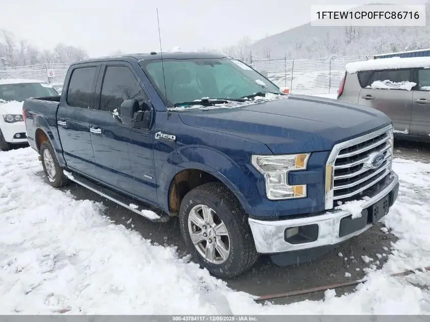 1FTEW1CP0FFC86716 2015 Ford F-150 Xlt