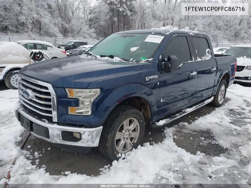 1FTEW1CP0FFC86716 2015 Ford F-150 Xlt