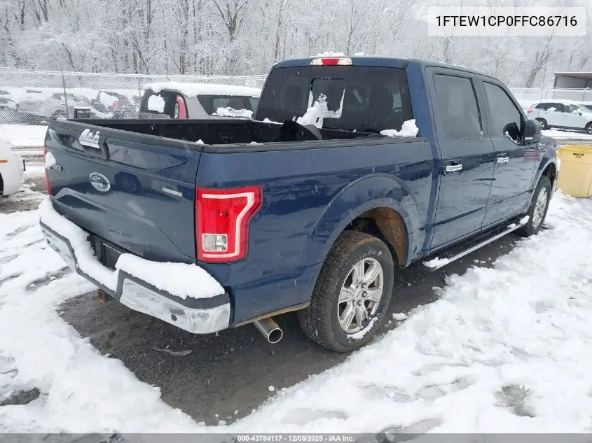 1FTEW1CP0FFC86716 2015 Ford F-150 Xlt