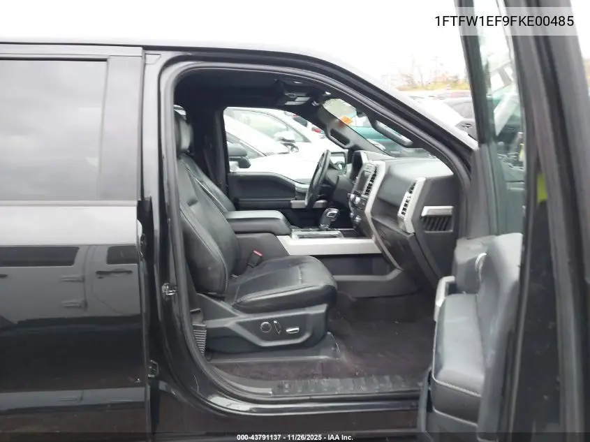 1FTFW1EF9FKE00485 2015 Ford F-150 Lariat
