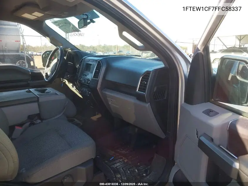 1FTEW1CF7FFC58337 2015 Ford F-150 Xlt