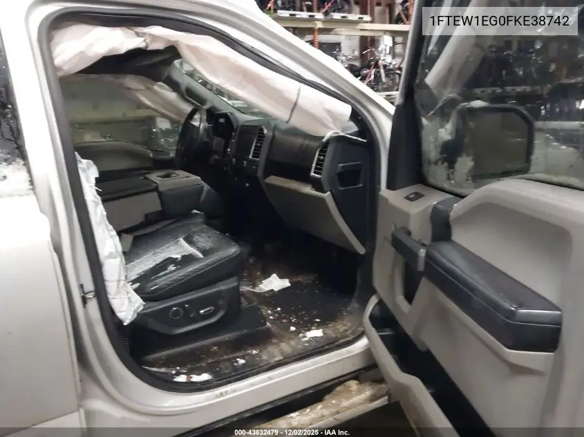 1FTEW1EG0FKE38742 2015 Ford F-150 Xlt