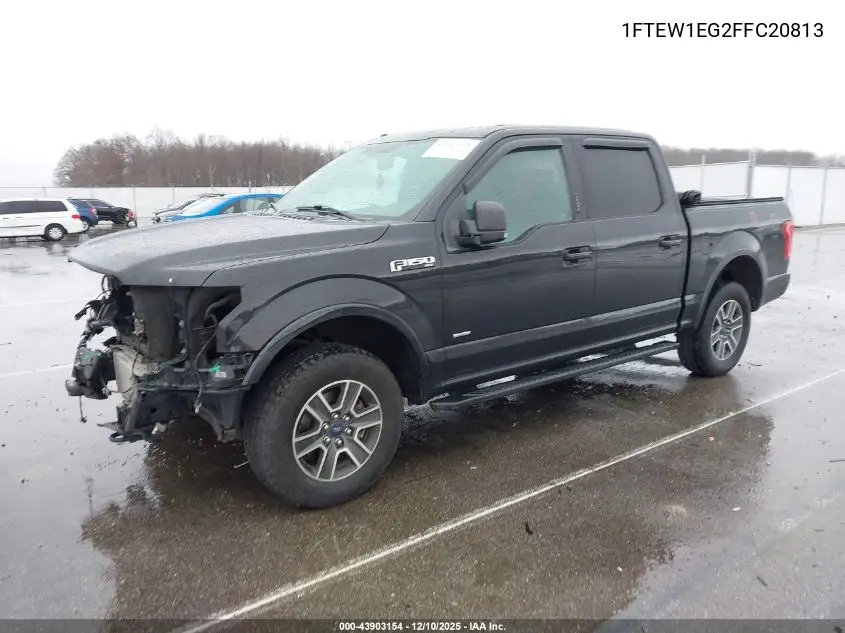 1FTEW1EG2FFC20813 2015 Ford F-150 Xlt