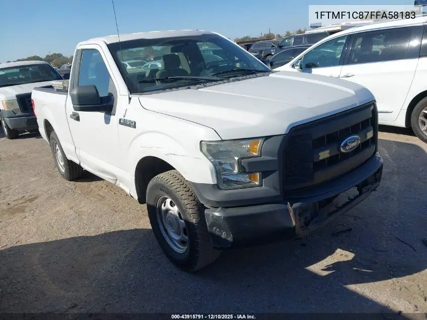 1FTMF1C87FFA58183 2015 Ford F-150 Xl