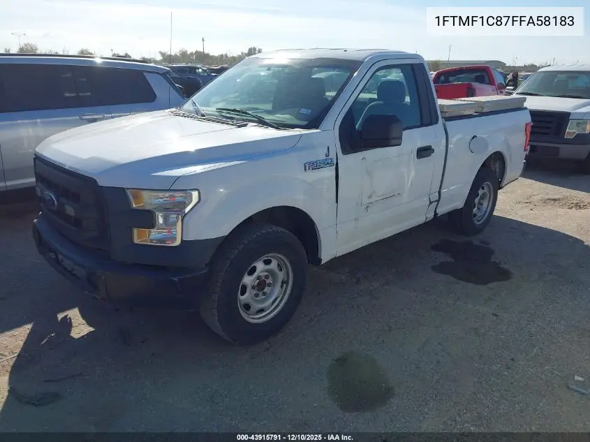 1FTMF1C87FFA58183 2015 Ford F-150 Xl