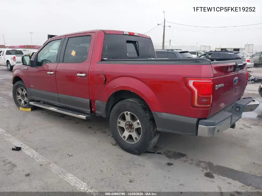 1FTEW1CP5FKE19252 2015 Ford F-150 Xlt
