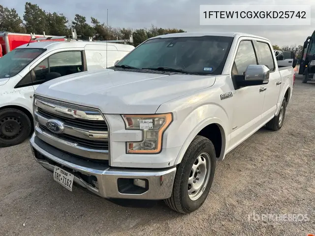 1FTEW1CGXGKD25742 2016 Ford F-150 2016 Ford F-150 4X2 Crew Cab Pickup