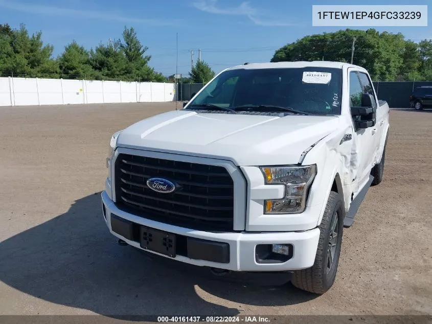 1FTEW1EP4GFC33239 2016 Ford F-150 Xlt