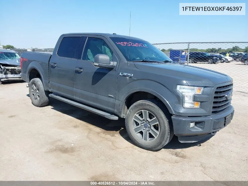 1FTEW1EGXGKF46397 2016 Ford F-150 Xlt