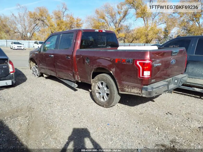 1FTFW1EG7GKF69236 2016 Ford F-150 Xlt