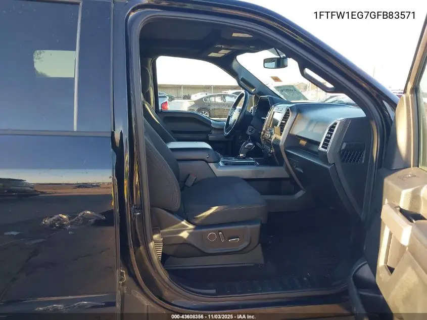1FTFW1EG7GFB83571 2016 Ford F-150 Xlt
