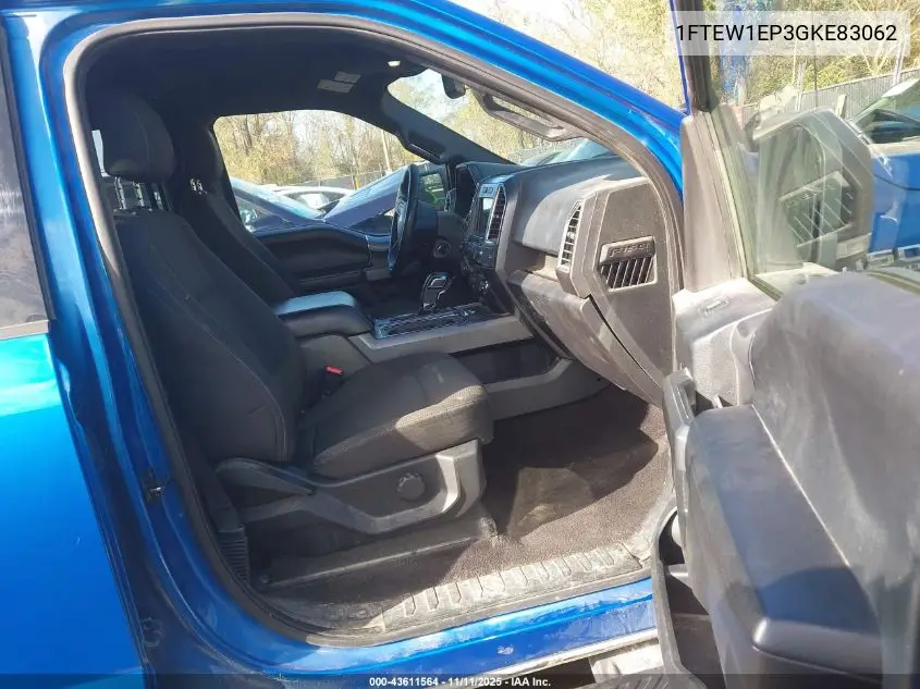 1FTEW1EP3GKE83062 2016 Ford F-150 Xlt