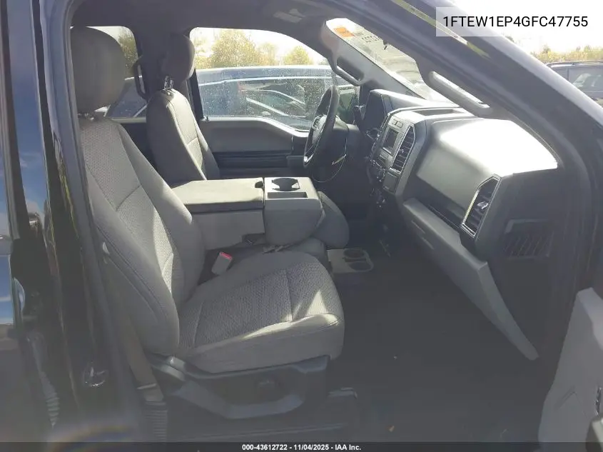 1FTEW1EP4GFC47755 2016 Ford F-150 Xlt