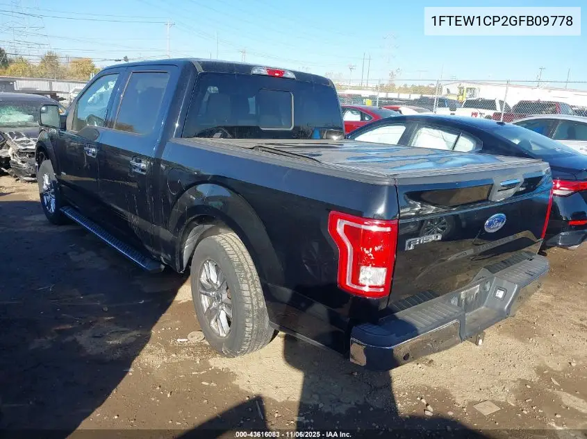 1FTEW1CP2GFB09778 2016 Ford F-150 Xlt