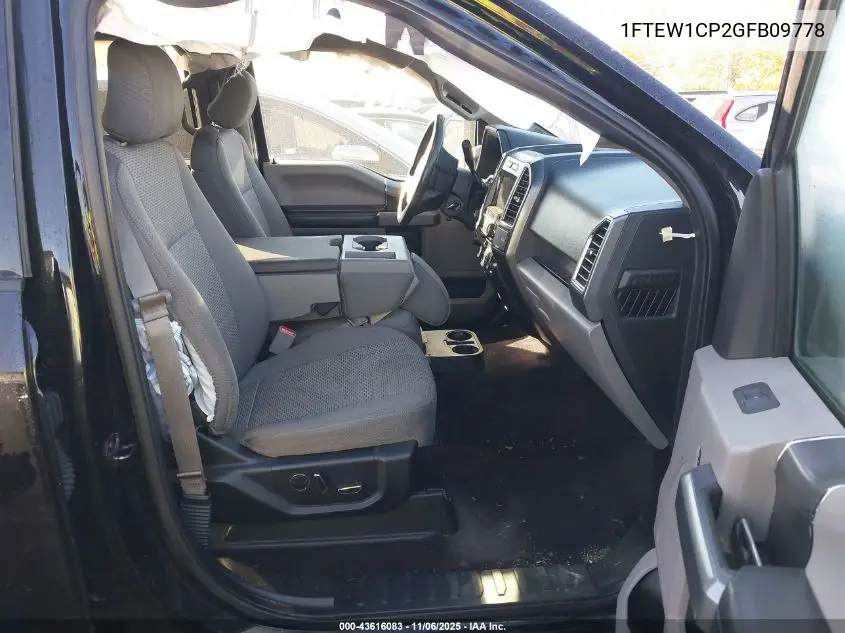 1FTEW1CP2GFB09778 2016 Ford F-150 Xlt