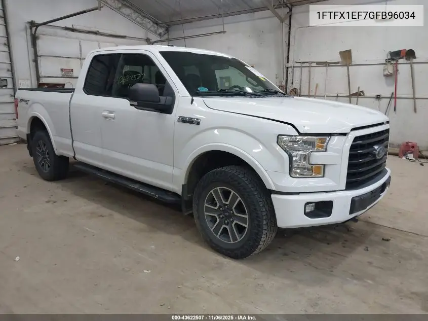 1FTFX1EF7GFB96034 2016 Ford F-150 Xlt