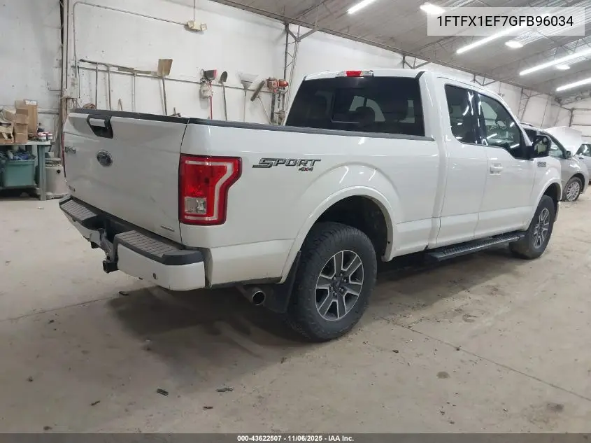 1FTFX1EF7GFB96034 2016 Ford F-150 Xlt