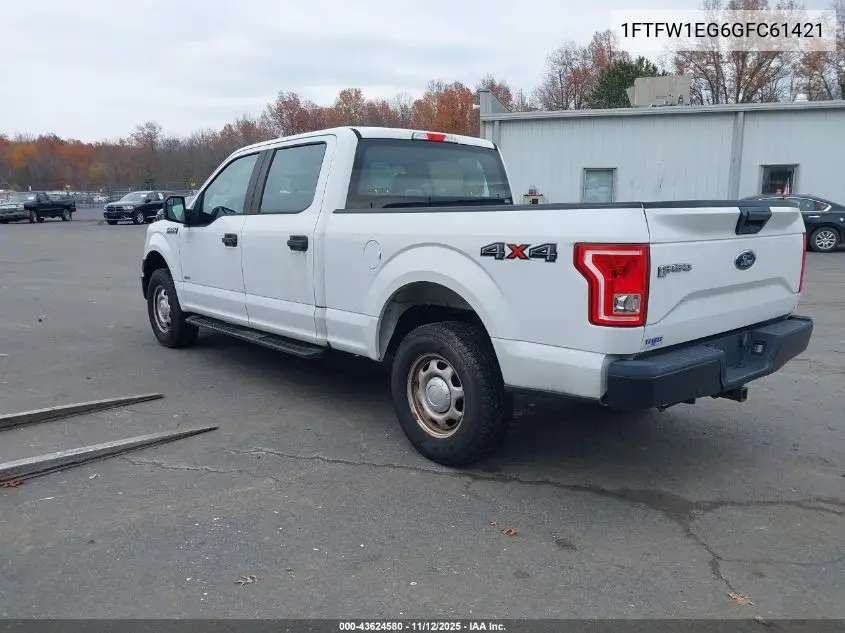 1FTFW1EG6GFC61421 2016 Ford F-150 Xl