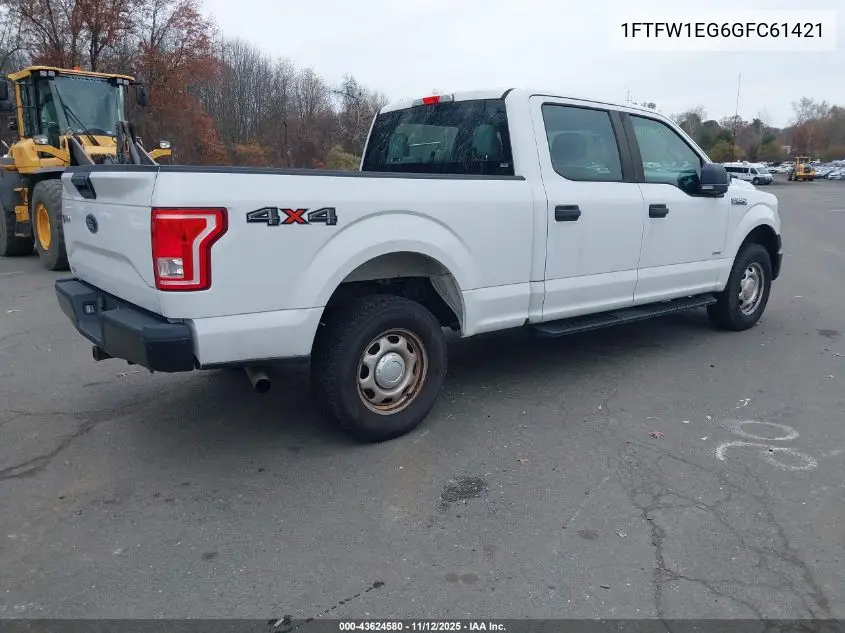 1FTFW1EG6GFC61421 2016 Ford F-150 Xl