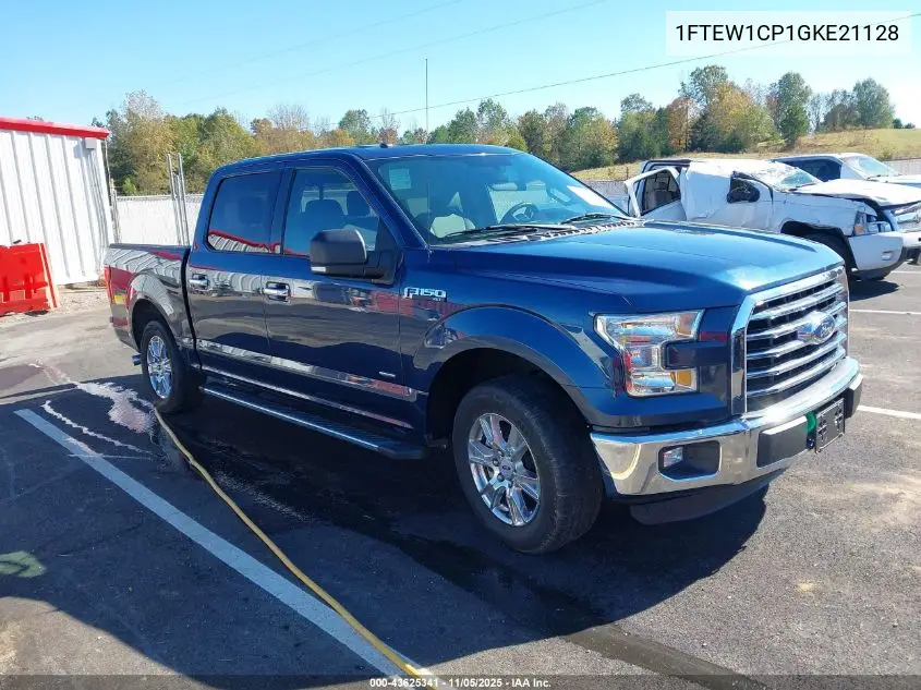 1FTEW1CP1GKE21128 2016 Ford F-150 Xlt