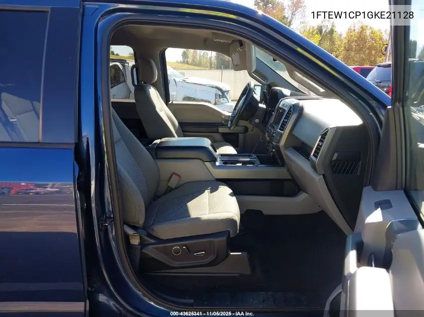1FTEW1CP1GKE21128 2016 Ford F-150 Xlt