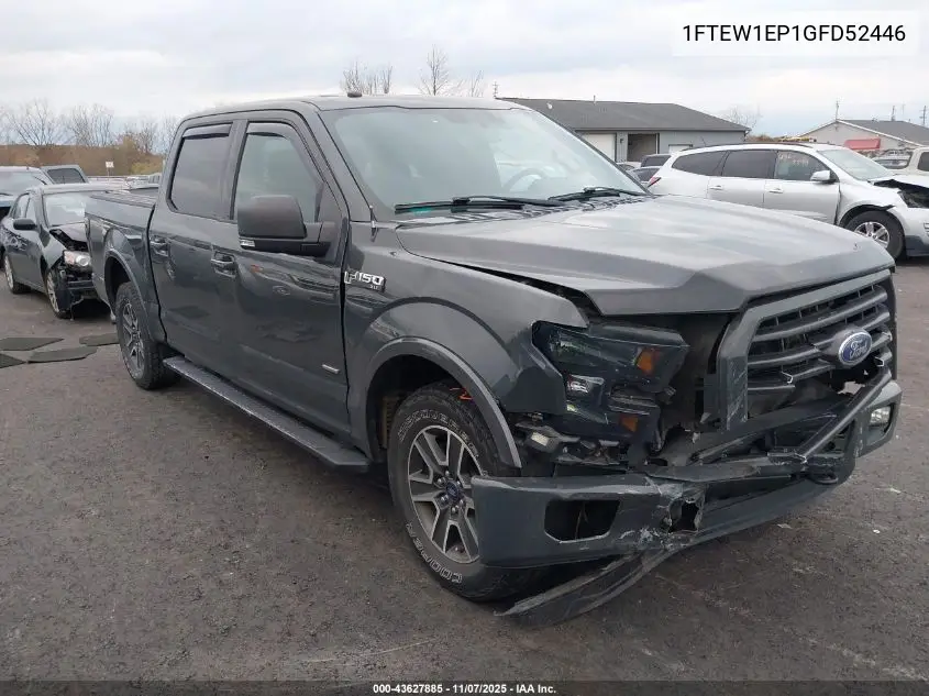 1FTEW1EP1GFD52446 2016 Ford F-150 Xlt