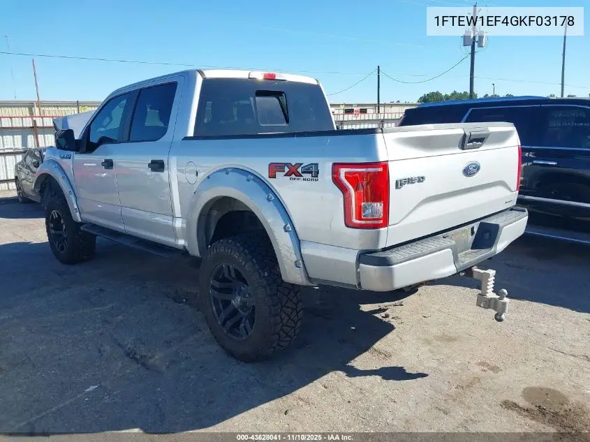 1FTEW1EF4GKF03178 2016 Ford F-150 Xl