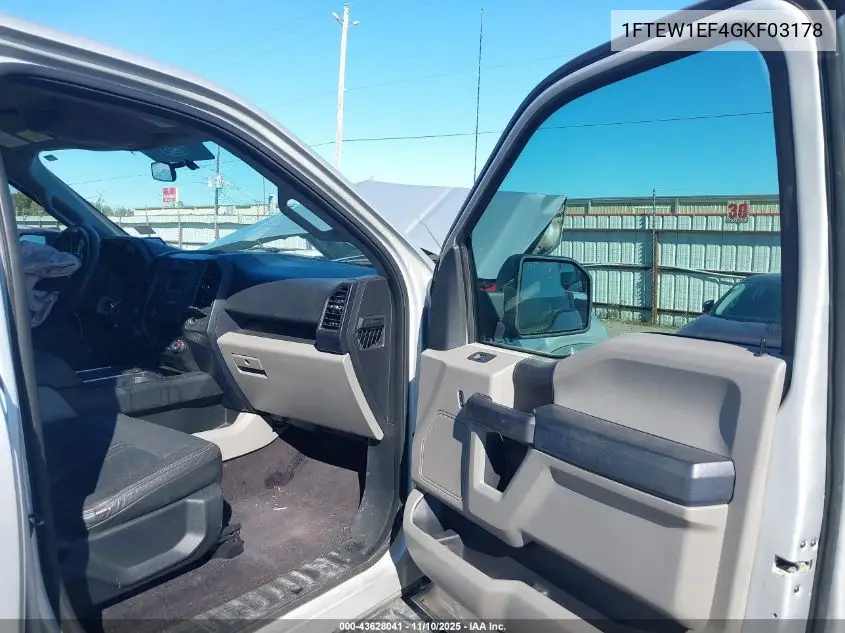 1FTEW1EF4GKF03178 2016 Ford F-150 Xl