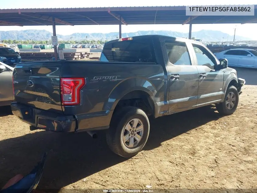 1FTEW1EP5GFA85862 2016 Ford F-150 Xl