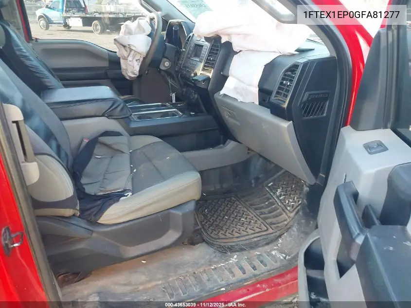 1FTEX1EP0GFA81277 2016 Ford F-150 Xl