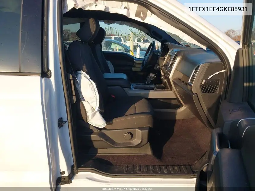 1FTFX1EF4GKE85931 2016 Ford F-150 Xlt