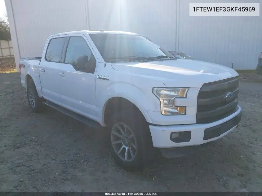 1FTEW1EF3GKF45969 2016 Ford F-150 Xlt
