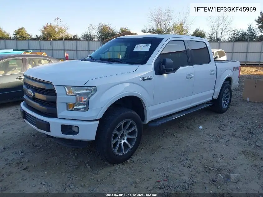 1FTEW1EF3GKF45969 2016 Ford F-150 Xlt