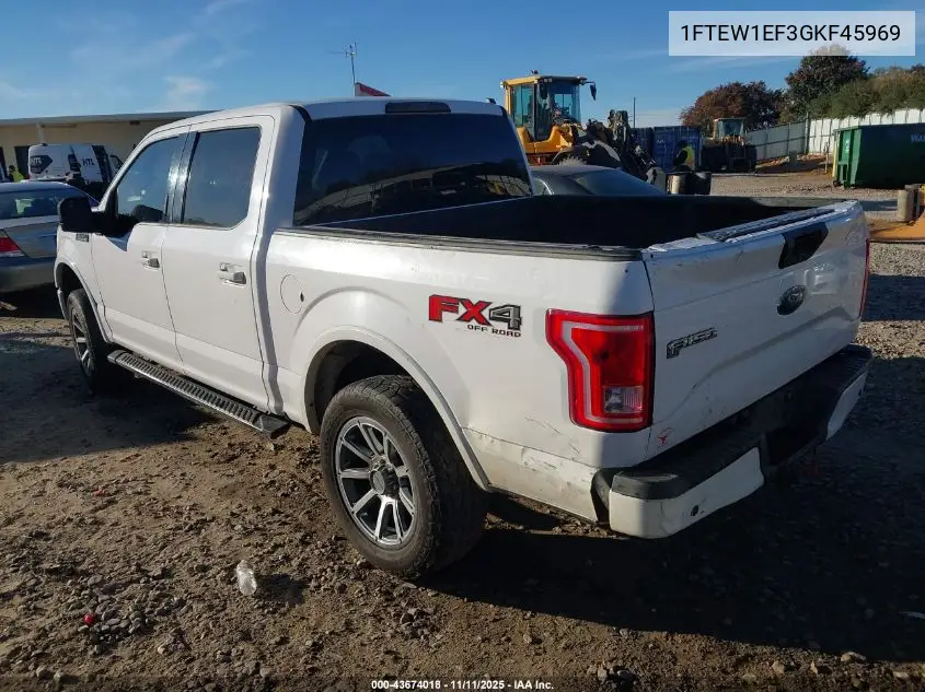1FTEW1EF3GKF45969 2016 Ford F-150 Xlt
