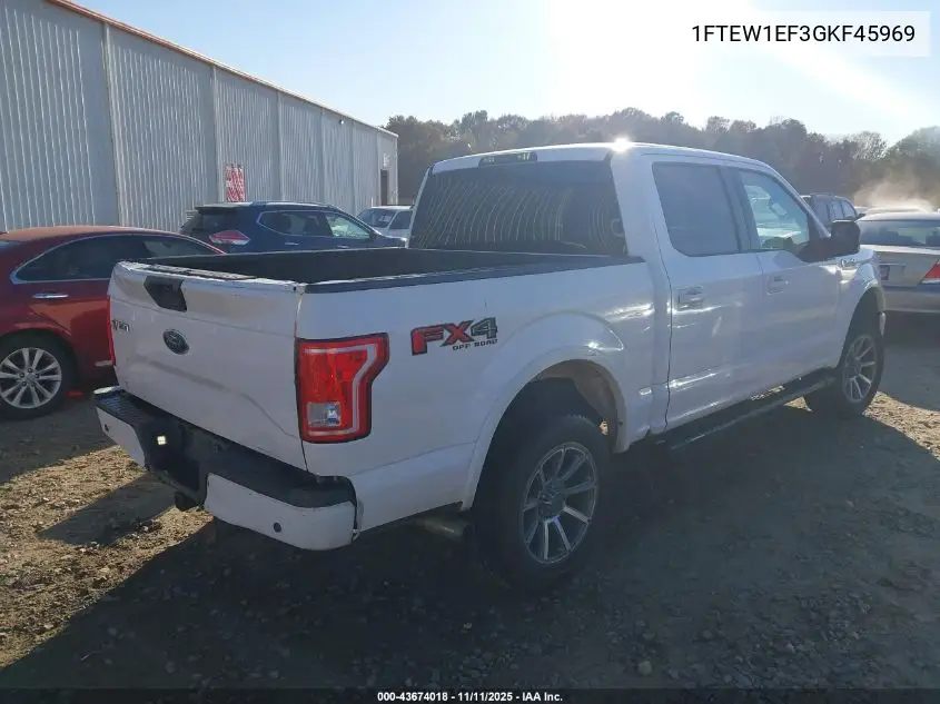 1FTEW1EF3GKF45969 2016 Ford F-150 Xlt
