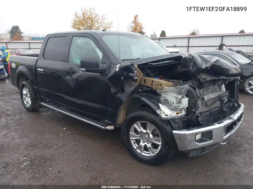 1FTEW1EF2GFA18899 2016 Ford F-150 Xlt