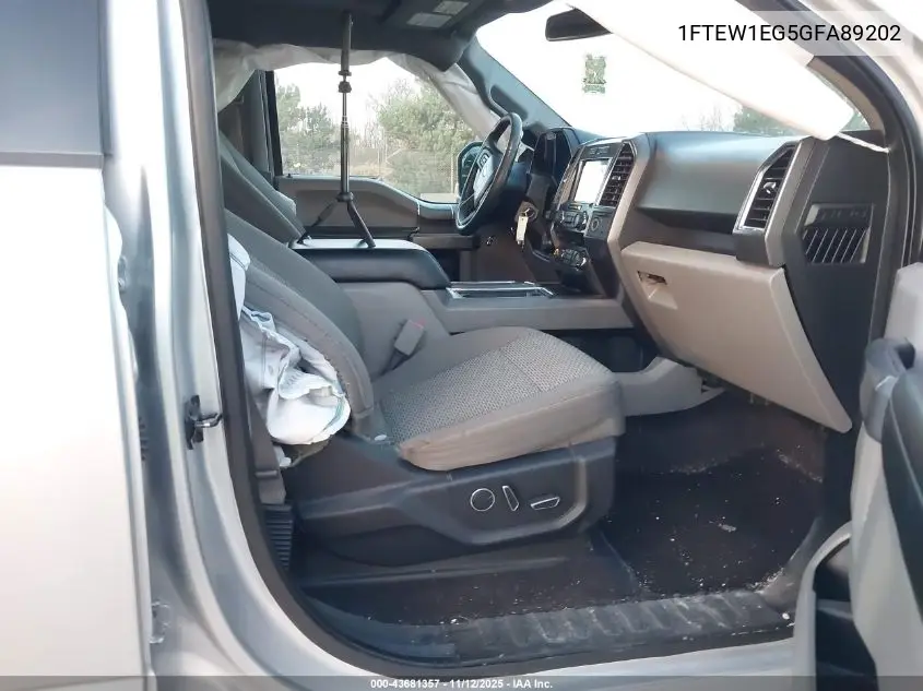 1FTEW1EG5GFA89202 2016 Ford F-150 Xlt