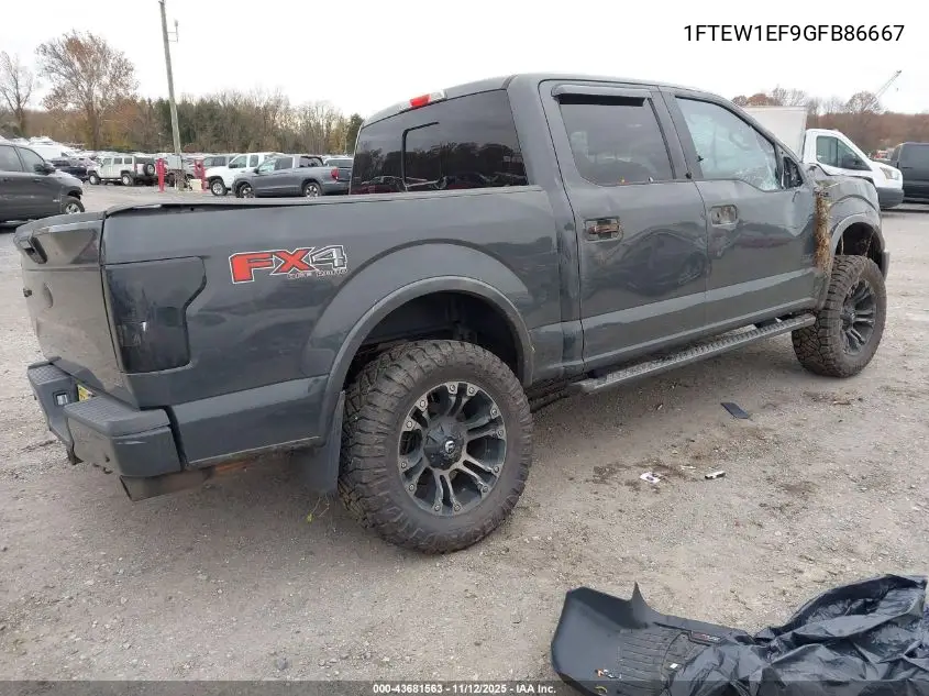 1FTEW1EF9GFB86667 2016 Ford F-150 Xlt