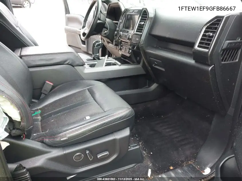 1FTEW1EF9GFB86667 2016 Ford F-150 Xlt