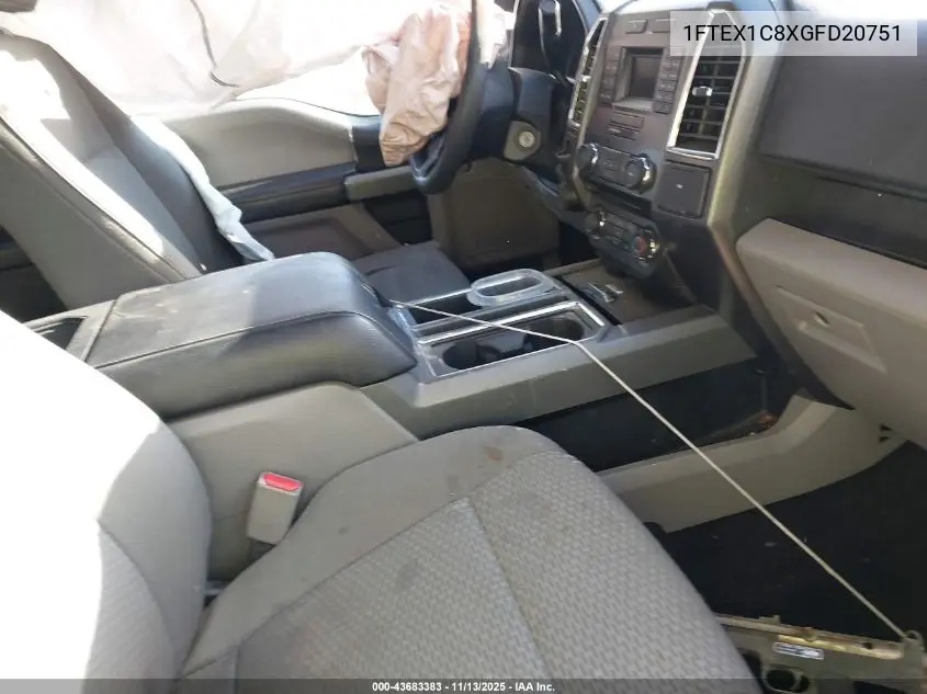 1FTEX1C8XGFD20751 2016 Ford F-150 Xlt
