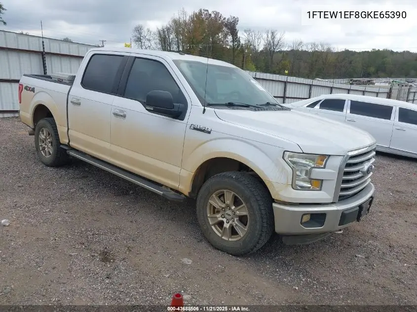 1FTEW1EF8GKE65390 2016 Ford F-150 Xlt