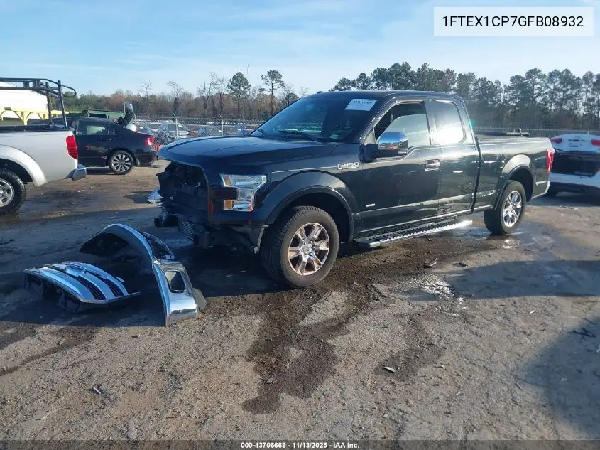 1FTEX1CP7GFB08932 2016 Ford F-150 Lariat
