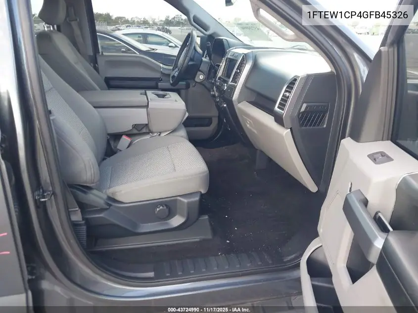 1FTEW1CP4GFB45326 2016 Ford F-150 Xlt