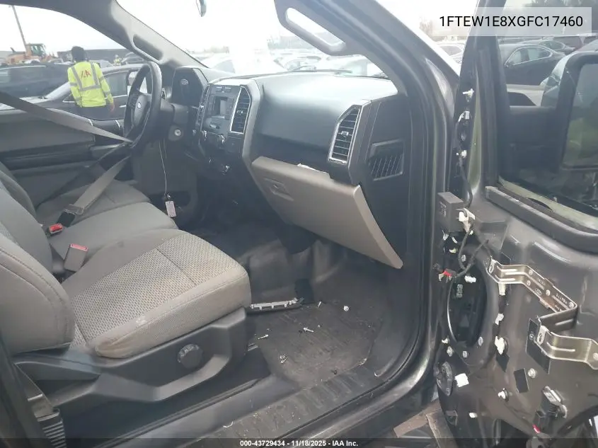 1FTEW1E8XGFC17460 2016 Ford F-150 Xlt